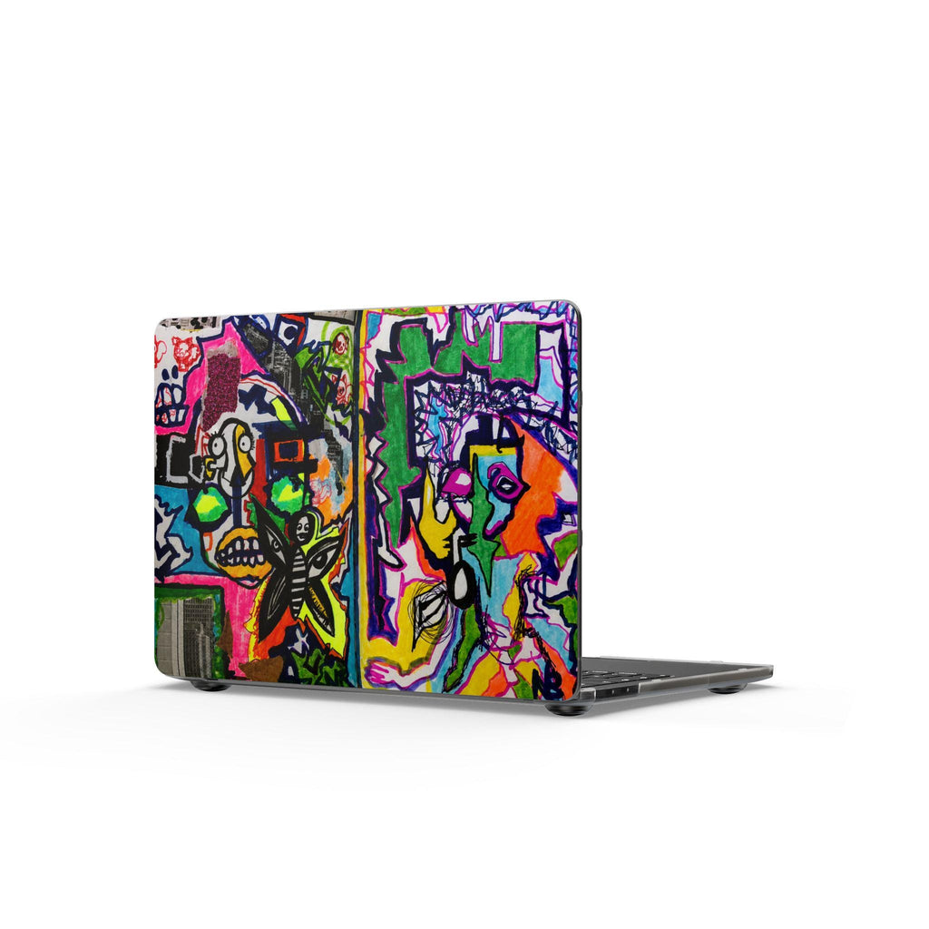 Artist Designed Neo Expressionist Painting Abstract Maximalist MacBook Cover