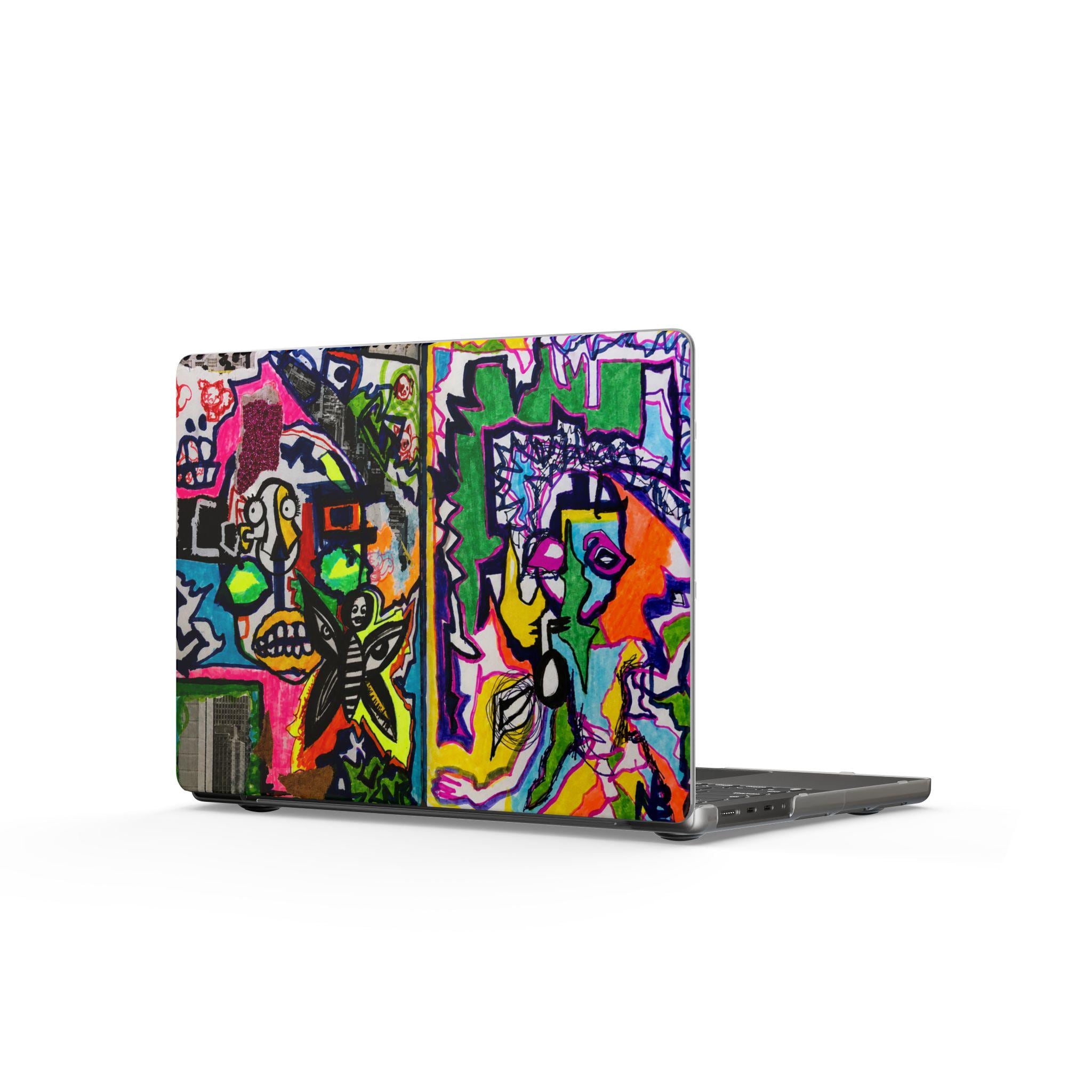 Artist Designed Neo Expressionist Painting Abstract Maximalist MacBook Cover