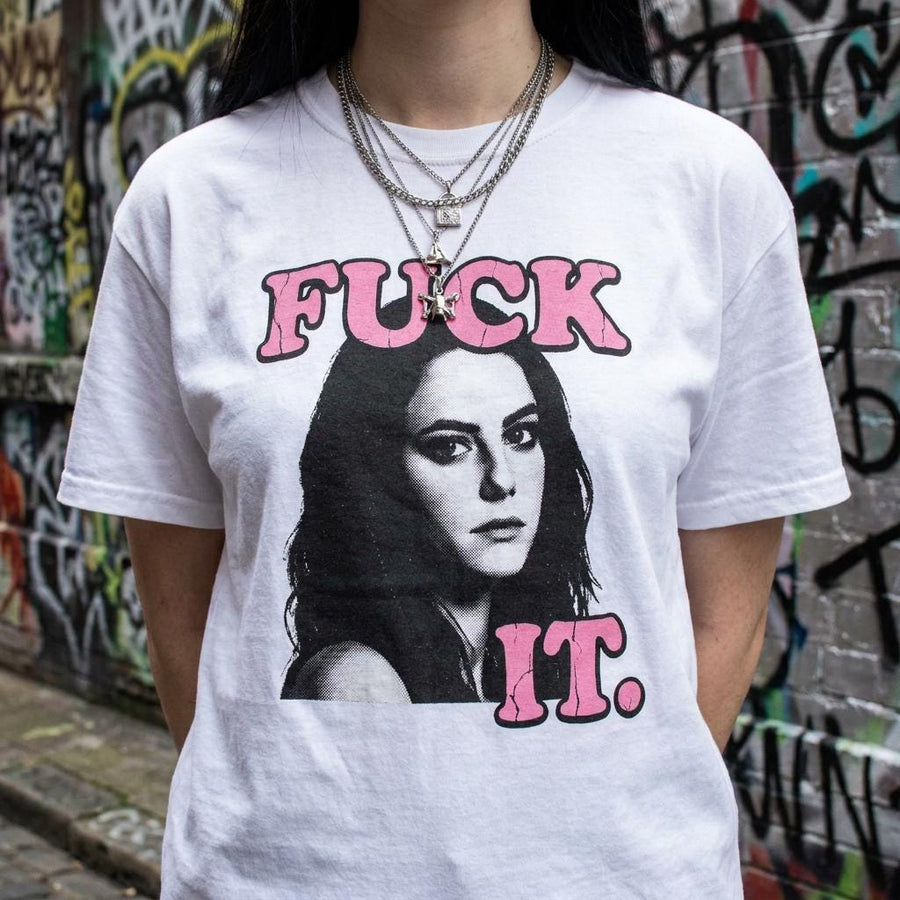 Effy Stonem Skins UK Fuck It Pink Bootleg Cinephile T-Shirt