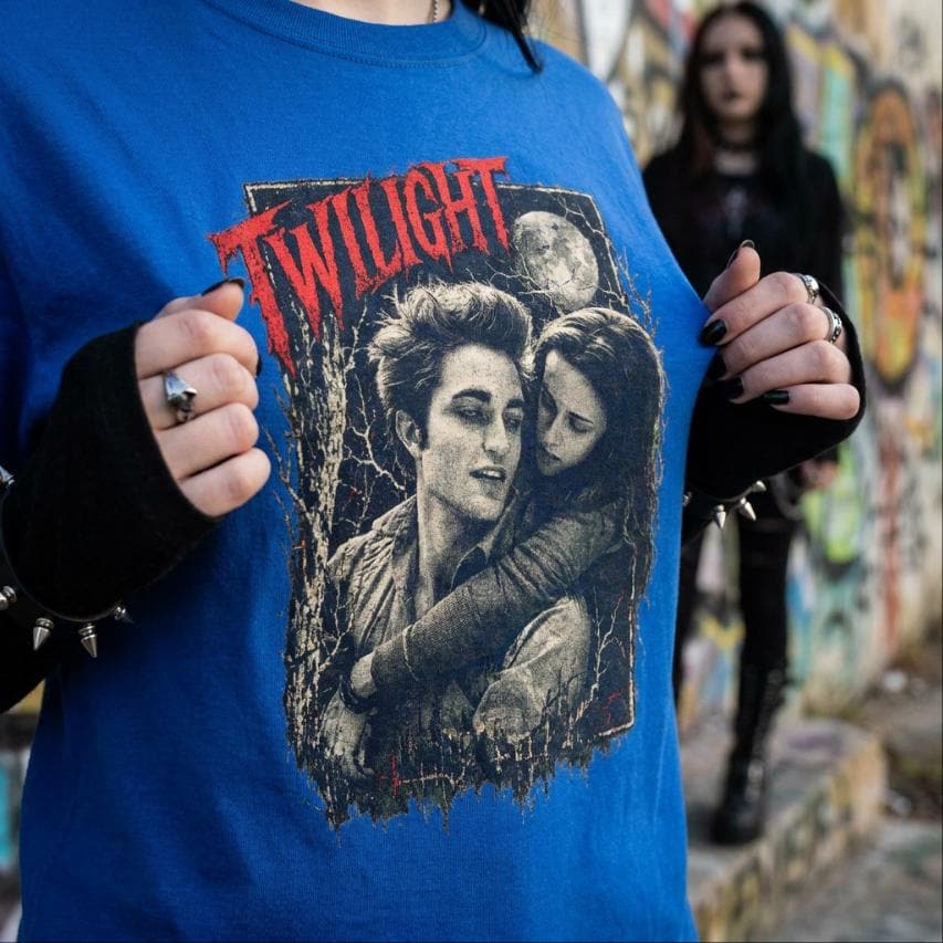 Twilight Edward & Bella Gothic Bootleg T-Shirt