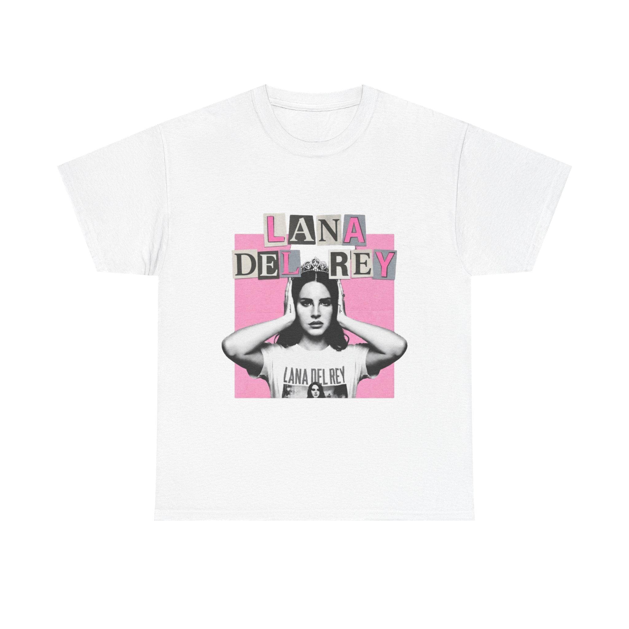 Lana Del Rey Pink Graphic T-Shirt, Y2K Bootleg Music Tee, Oversized Unisex Fan Shirt
