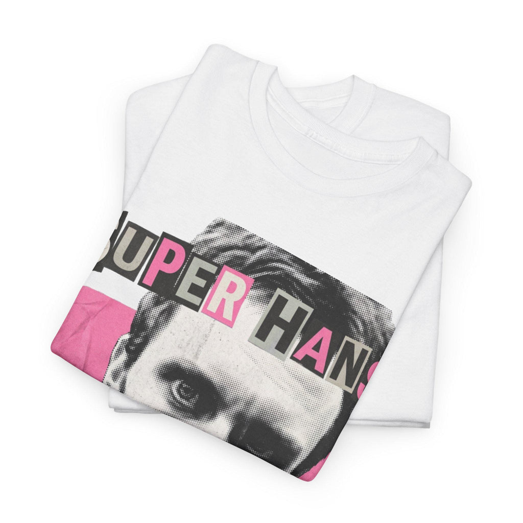 Super Hans Hot Pink T-Shirt, Peep Show Matt King cinephile tee