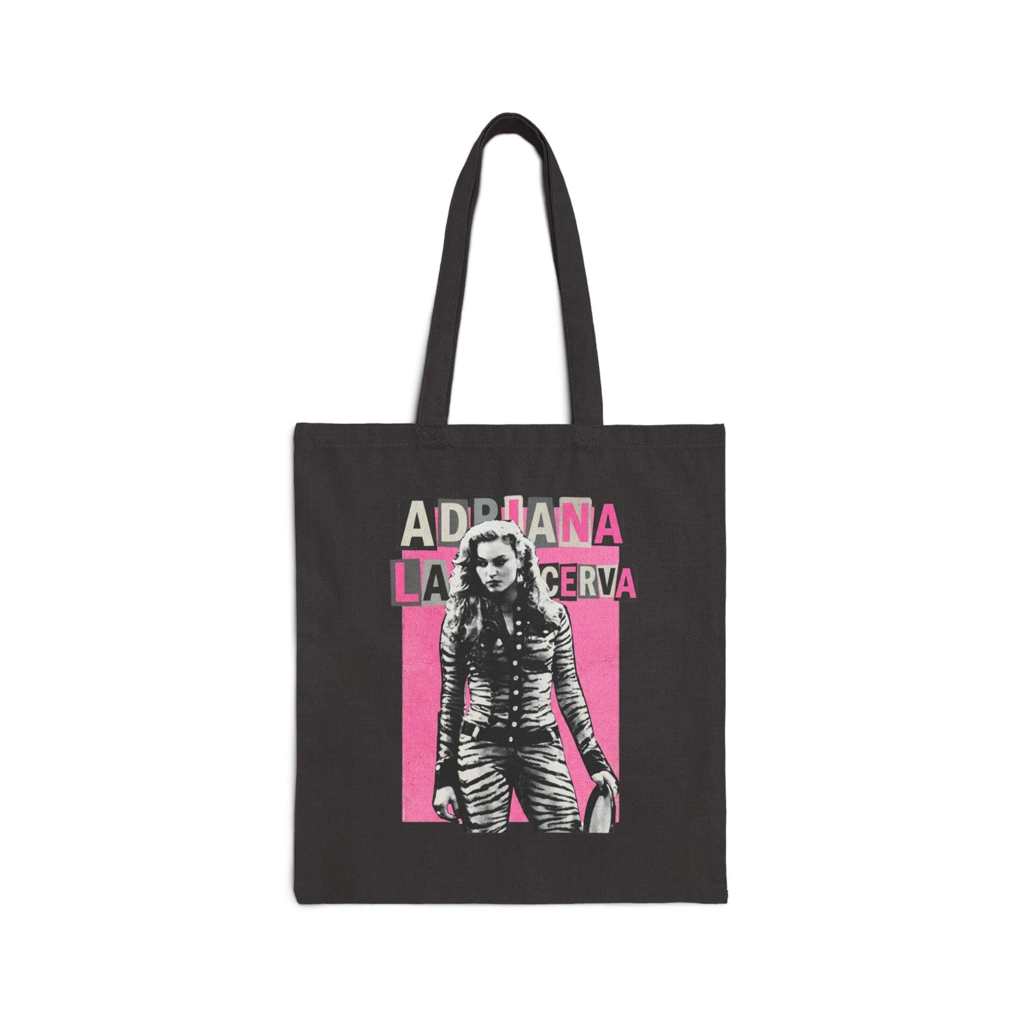 Adriana La Cerva Bootleg Hot Pink Sopranos TV Drea de Matteo Canvas Tote Bag
