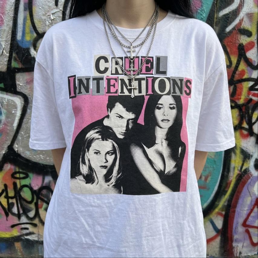 Cruel Intentions Bootleg Hot Pink Movie Y2K T-Shirt, 90s Teen Drama Cinephile Tee