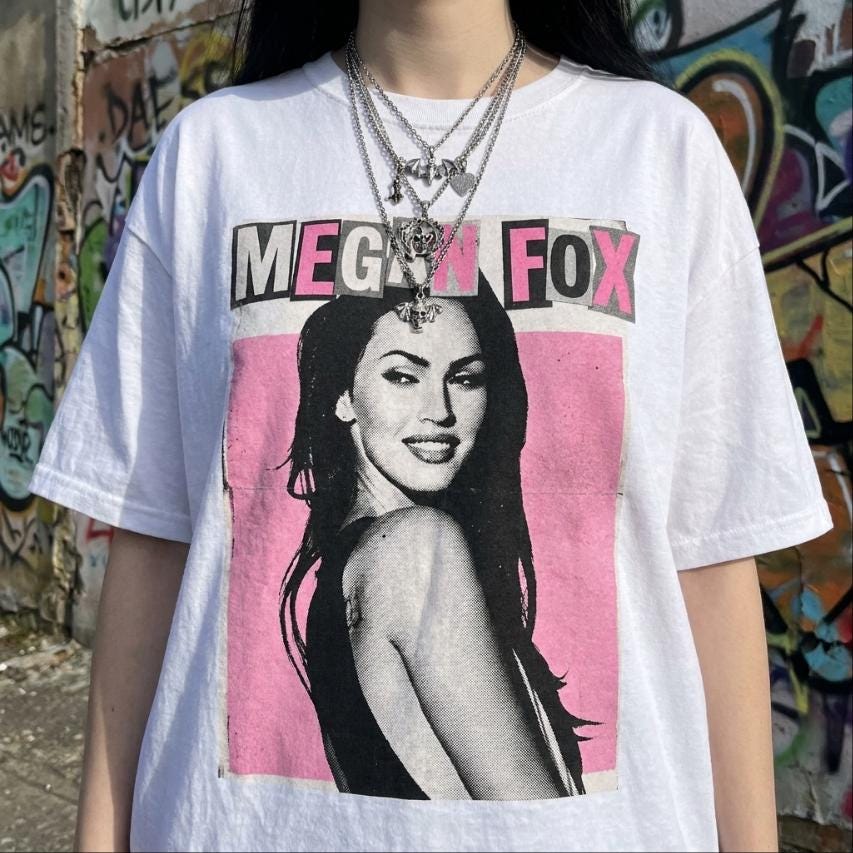 Megan Fox Y2K Bootleg Hot Pink Sex Symbol Cinephile Tee
