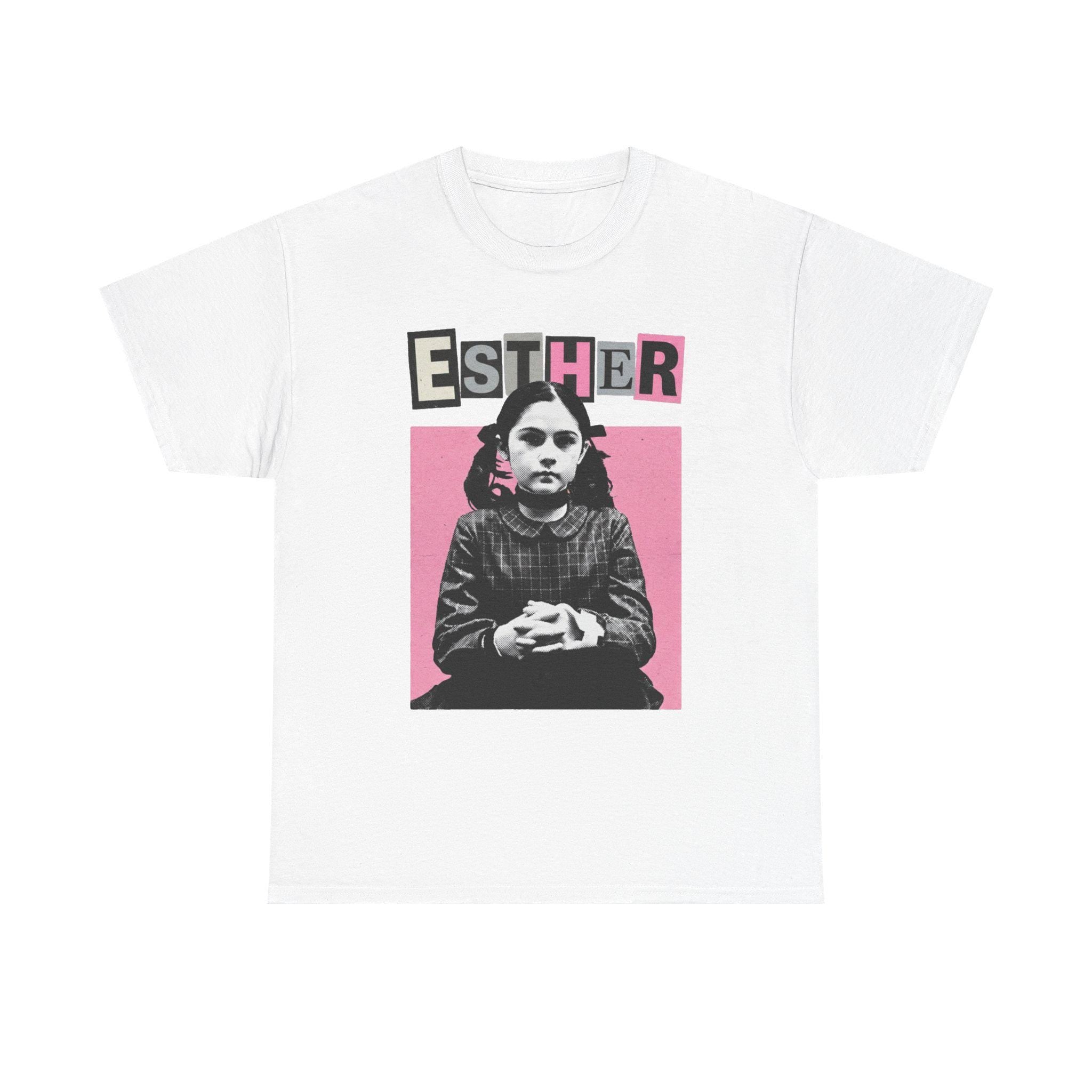 Esther Coleman T-Shirt, Orphan horror film Y2K cinephile bootleg tee