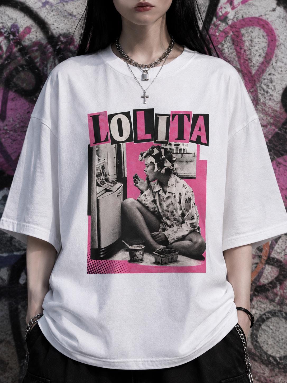 Lolita 1997 Movie T-Shirt, Bubblegum Punk Tee, Cult Film Shirt