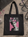 Laura Palmer Twin Peaks Hot Pink Canvas Tote Bag David Lynch Cinephile