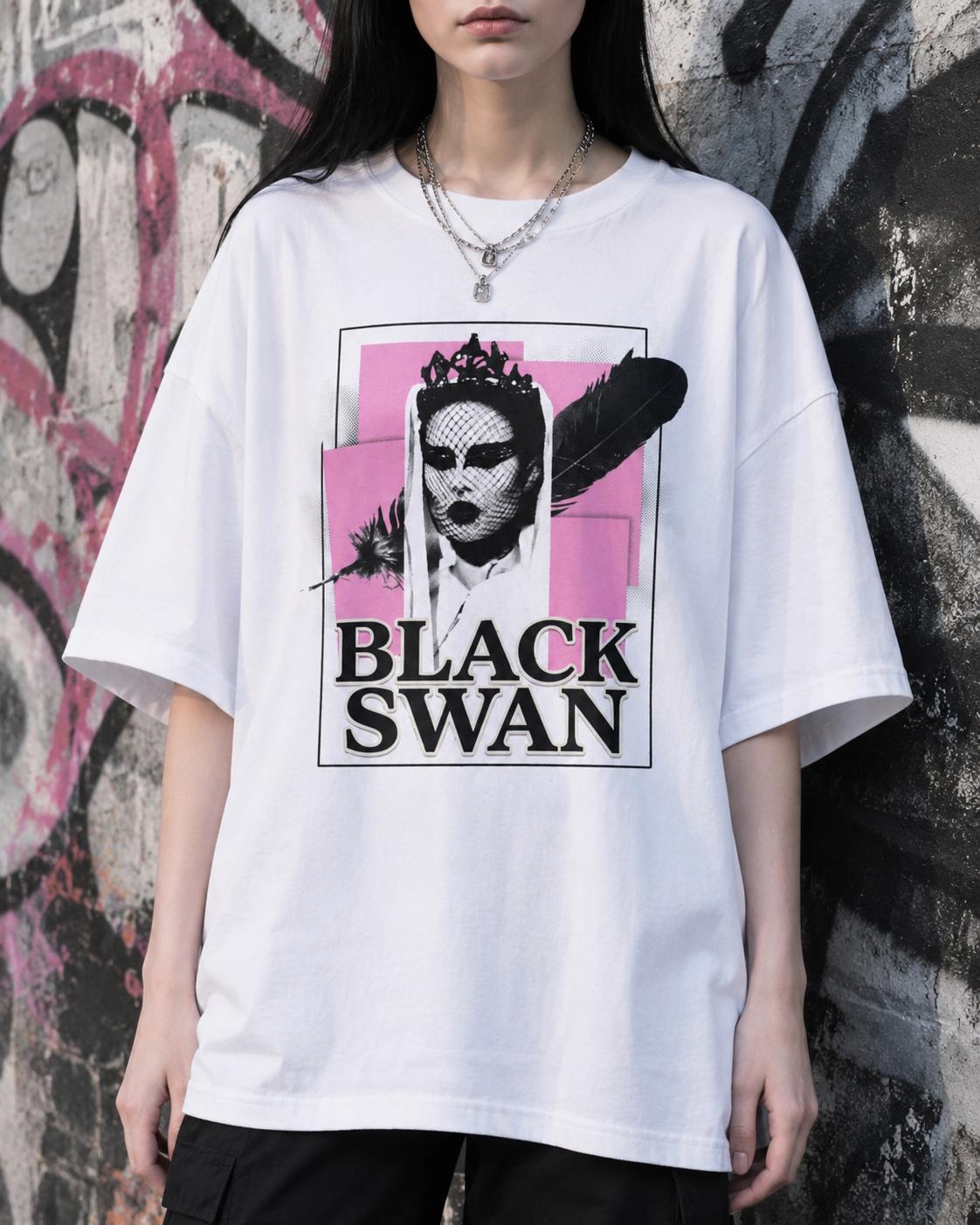 Black Swan Nina Sayers Bubblegum Pink Cinephile T-Shirt Natalie Portman Cult Movie Tee