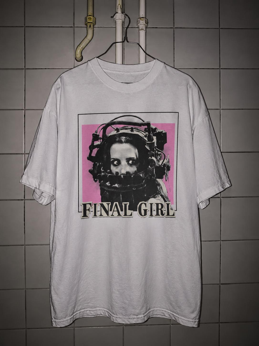 Final Girl Amanda Young Horror T-Shirt Pink Saw Movie cinephile