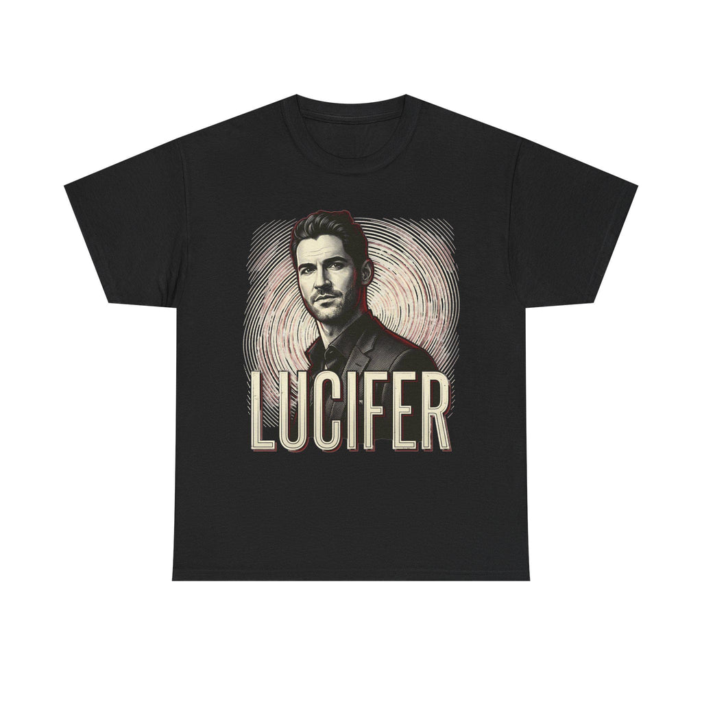 Lucifer Morningstar Tom Ellis Bootleg Cinephile t-shirt