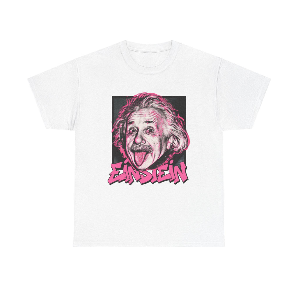 Albert Einstein Tongue Out T-Shirt, Punk Graffiti Scientist Shirt, Y2K Pop Art Tee