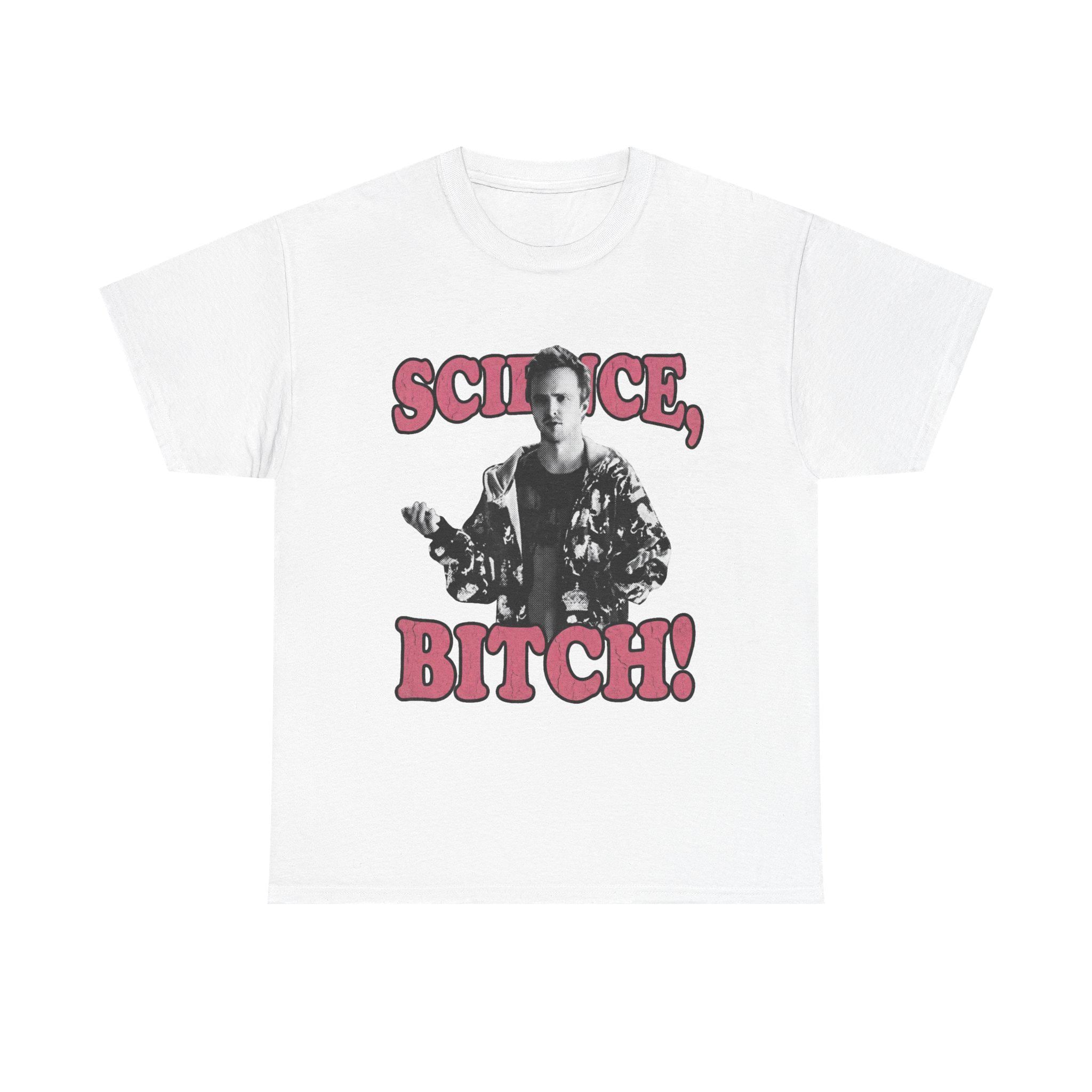 Jesse Pinkman Breaking Bad SCIENCE BITCH Aaron Paul Pink Bootleg Tee