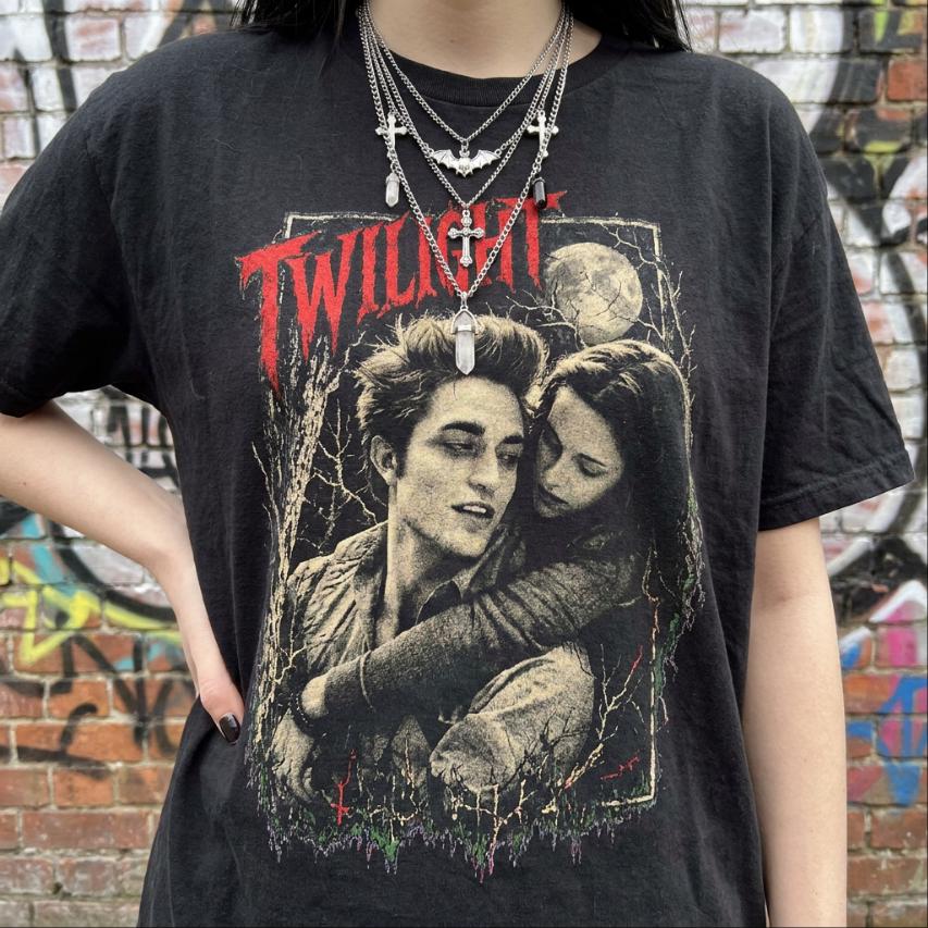 Twilight Edward & Bella Gothic Bootleg T-Shirt