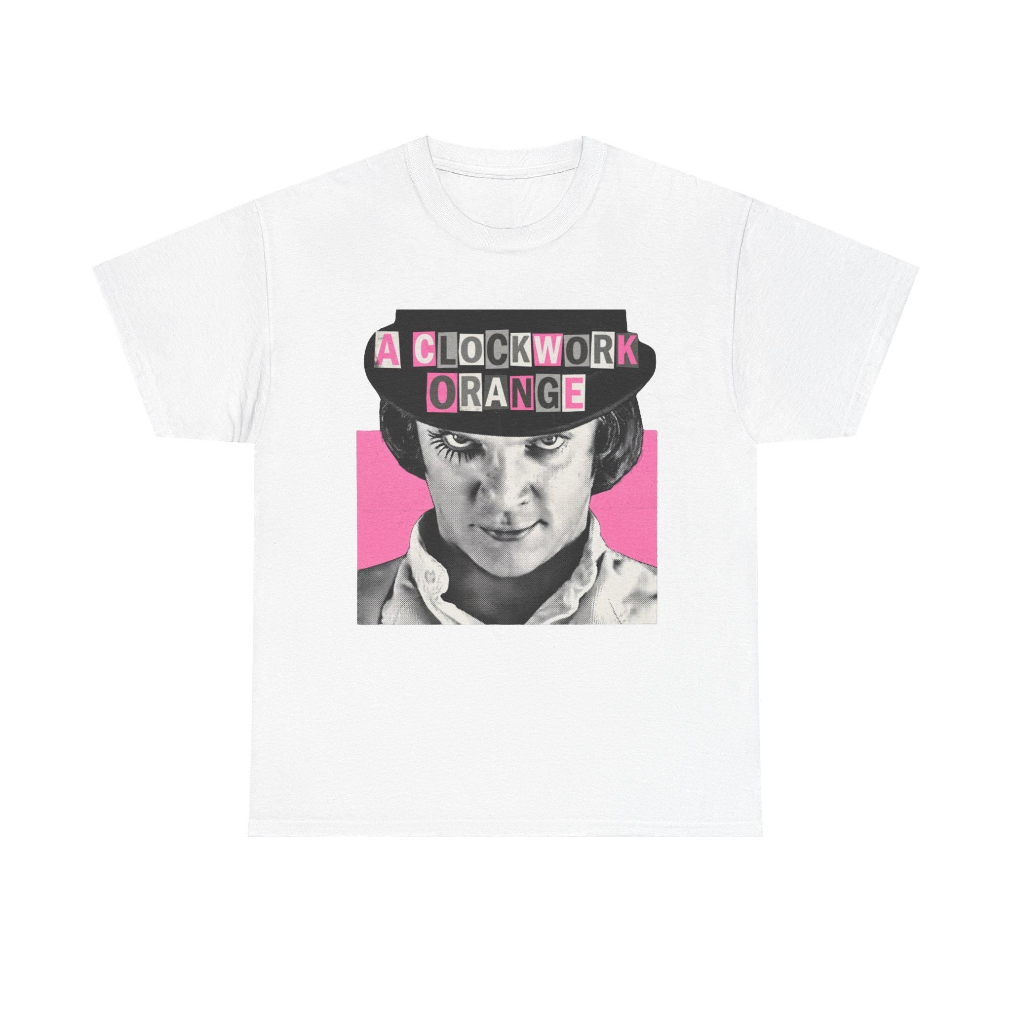 A Clockwork Orange Alex Bootleg Hot Pink Tee, Horror Movie T-Shirt