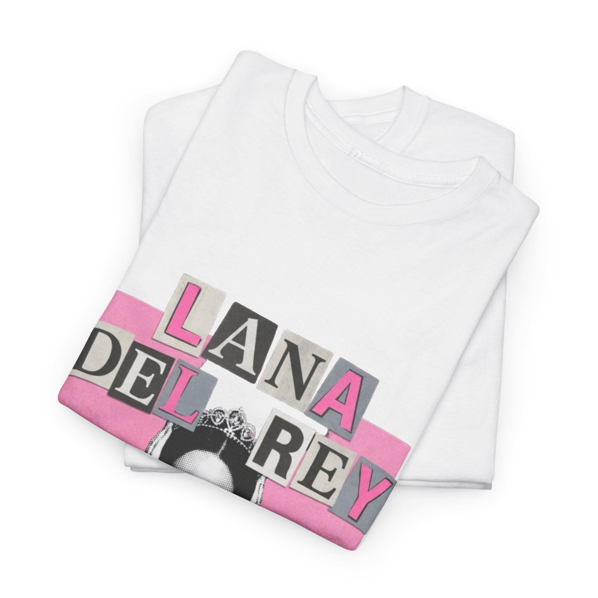 Lana Del Rey Pink Graphic T-Shirt, Y2K Bootleg Music Tee, Oversized Unisex Fan Shirt