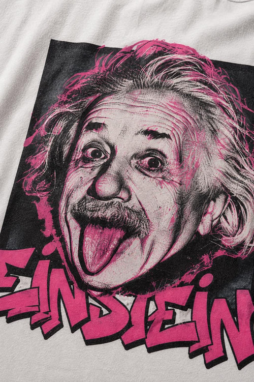 Albert Einstein Tongue Out T-Shirt, Punk Graffiti Scientist Shirt, Y2K Pop Art Tee