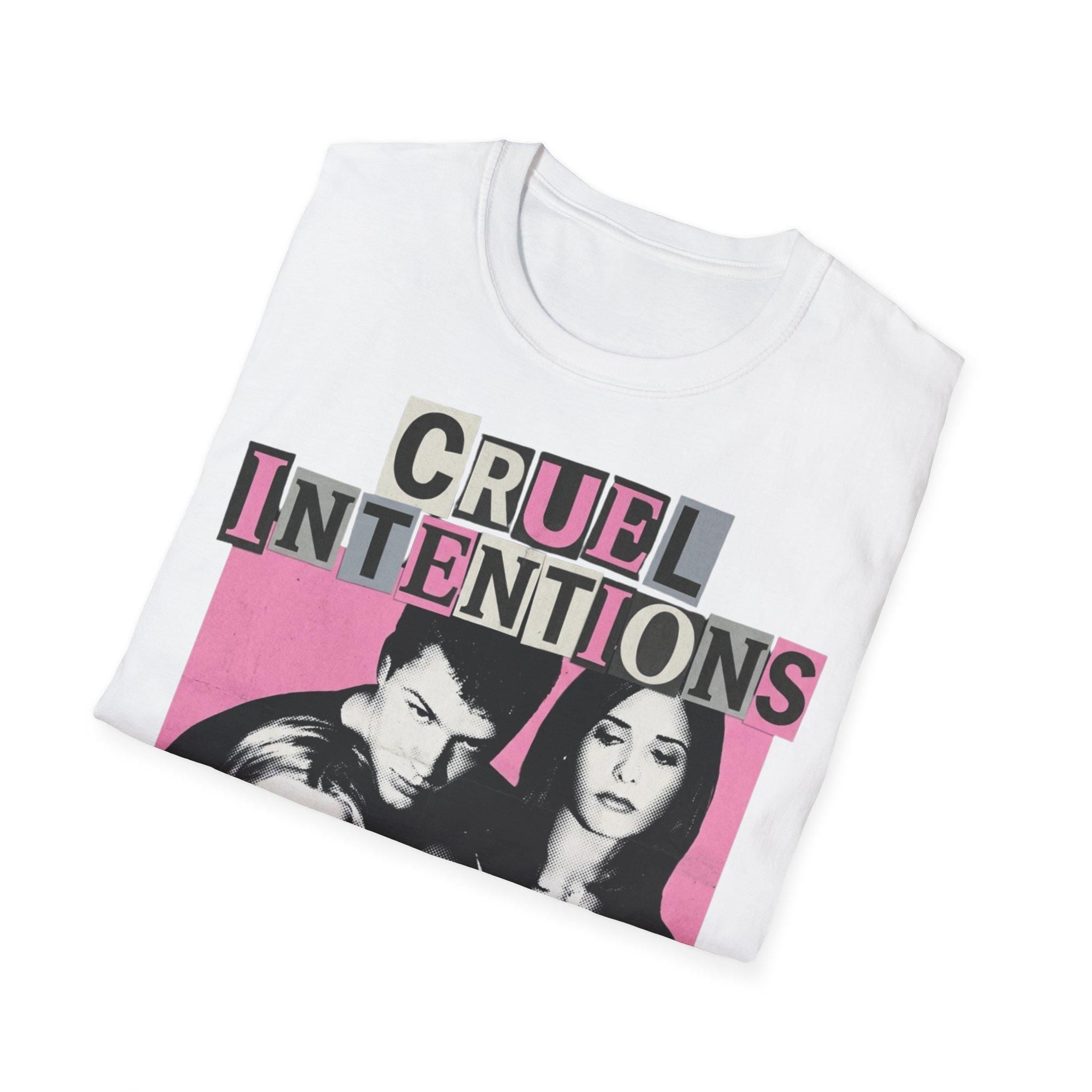 Cruel Intentions Bootleg Hot Pink Movie Y2K T-Shirt, 90s Teen Drama Cinephile Tee