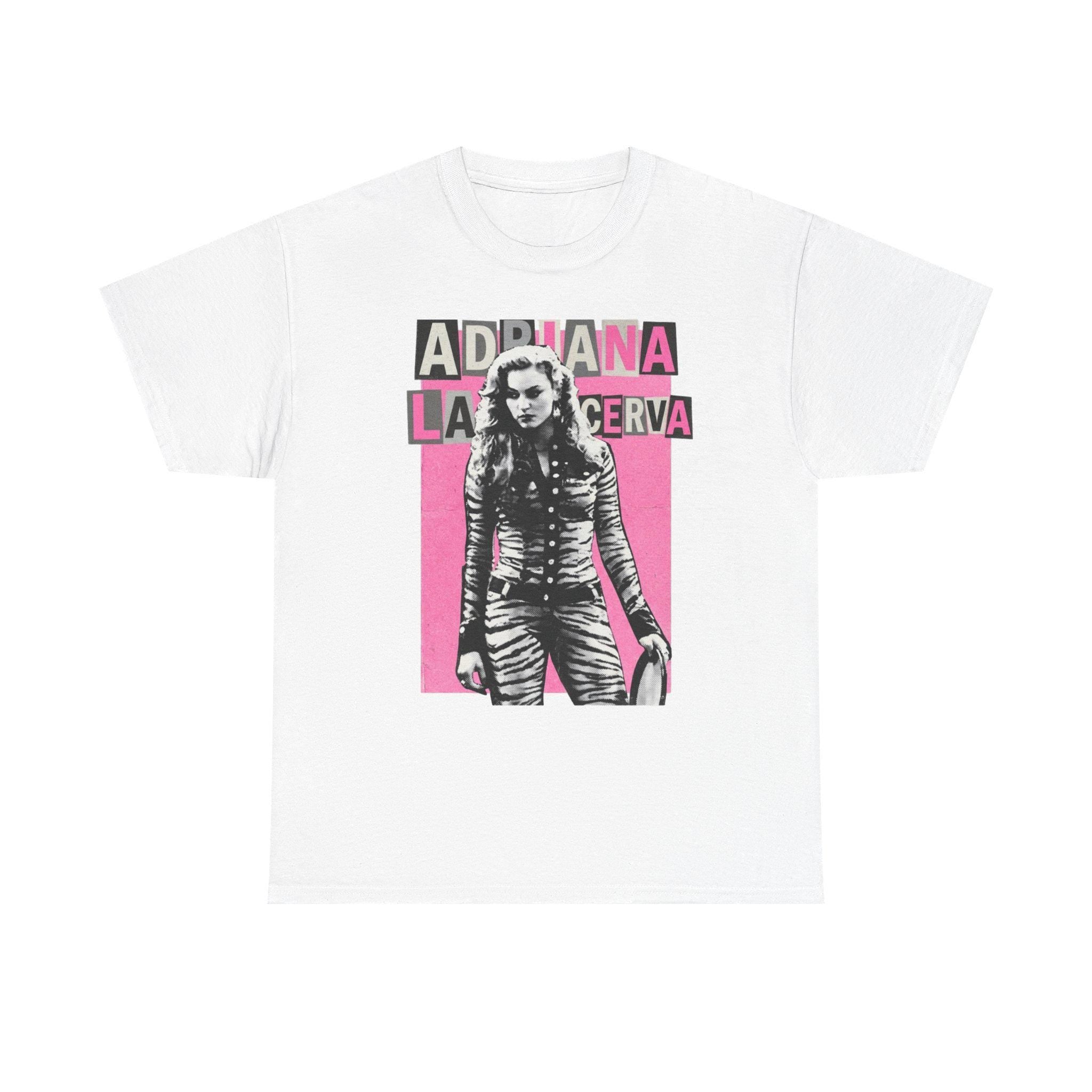 Adriana La Cerva, Sopranos TV hot pink Y2K Bootleg Drea de Matteo Cinephile Tee