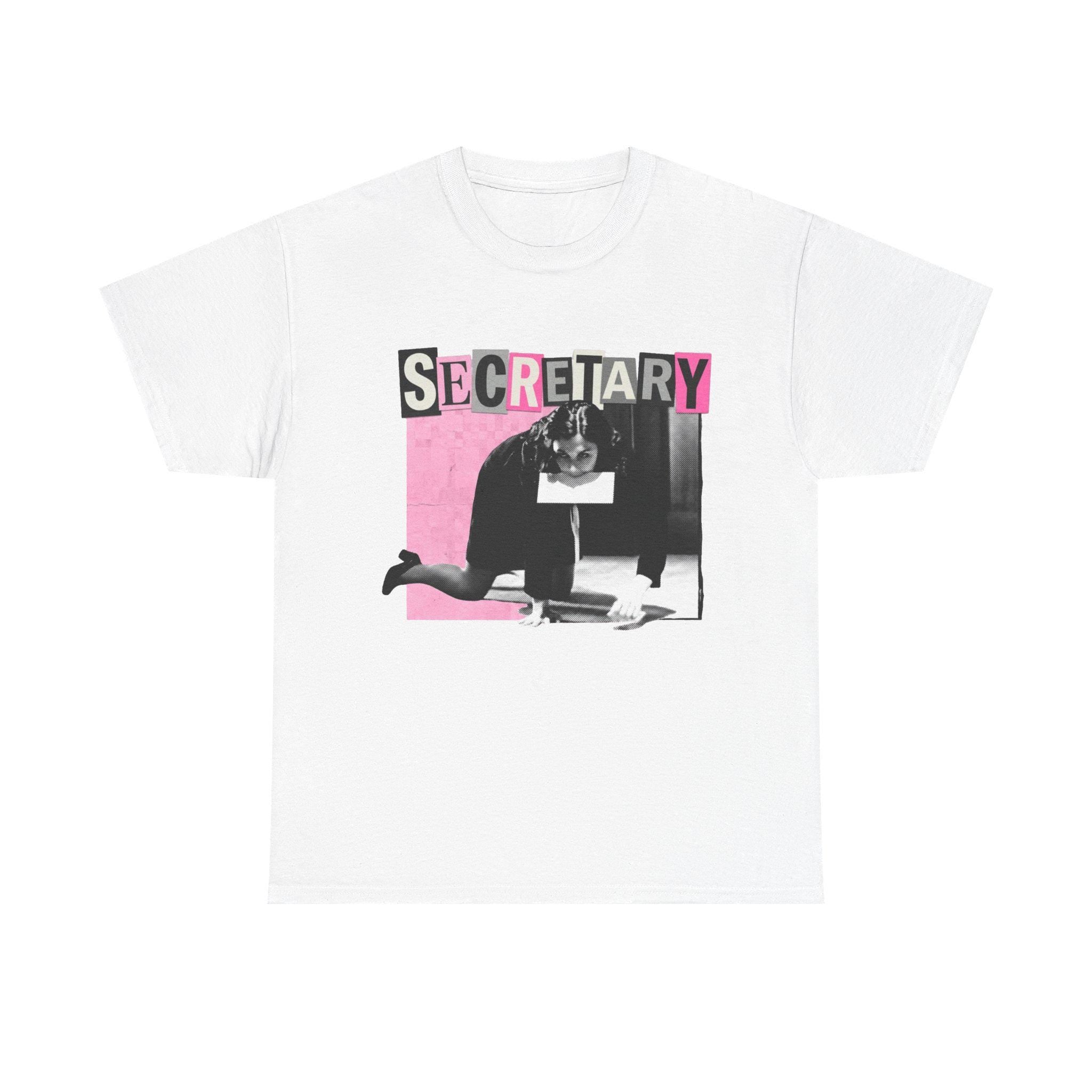 Secretary movie tee, Y2K bootleg cinephile bubblegum pink T-Shirt