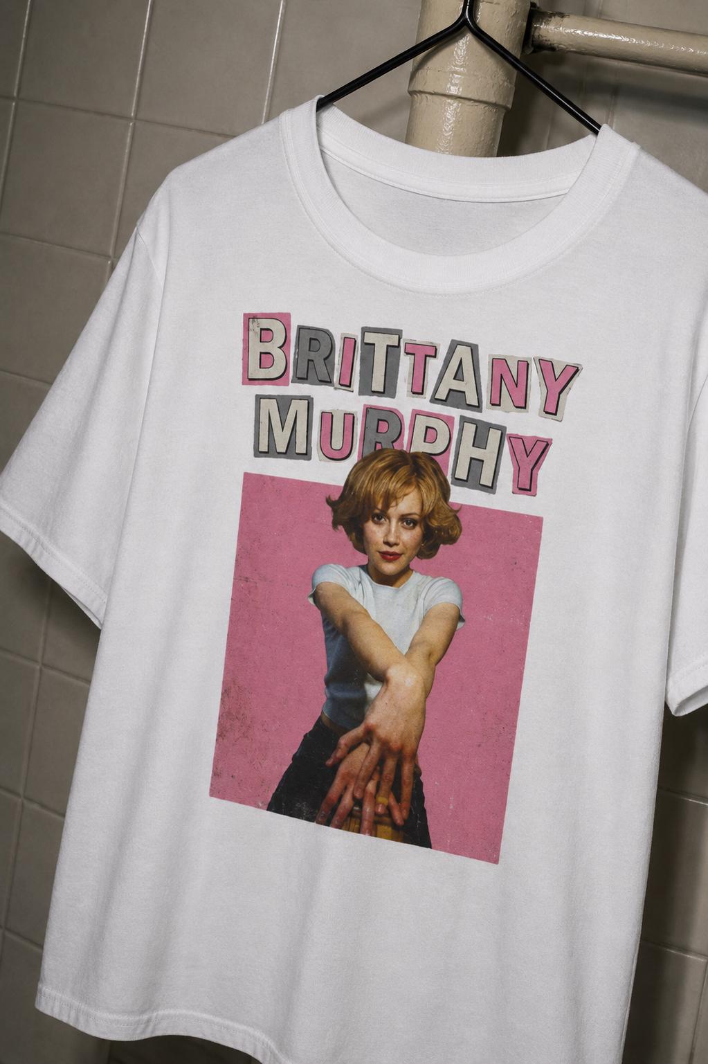 Brittany Murphy Bootleg Hot Pink Tee, Vintage Actress Tribute cinephile T-Shirt