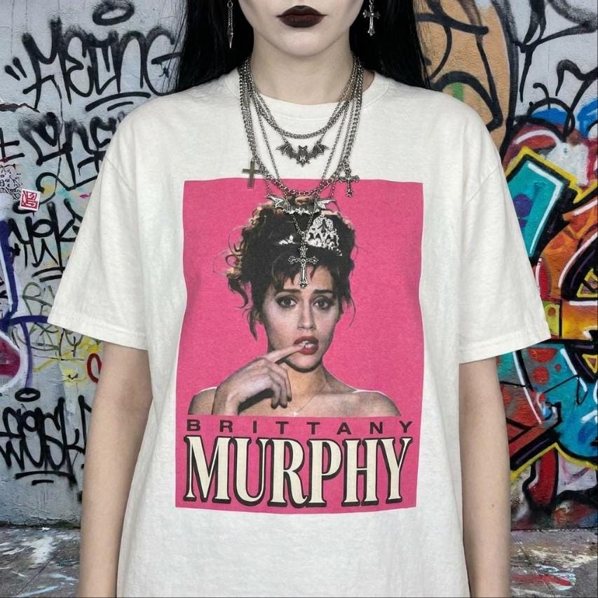 Brittany Murphy Bubblegum Pink Tee, Y2K Bootleg Shirt