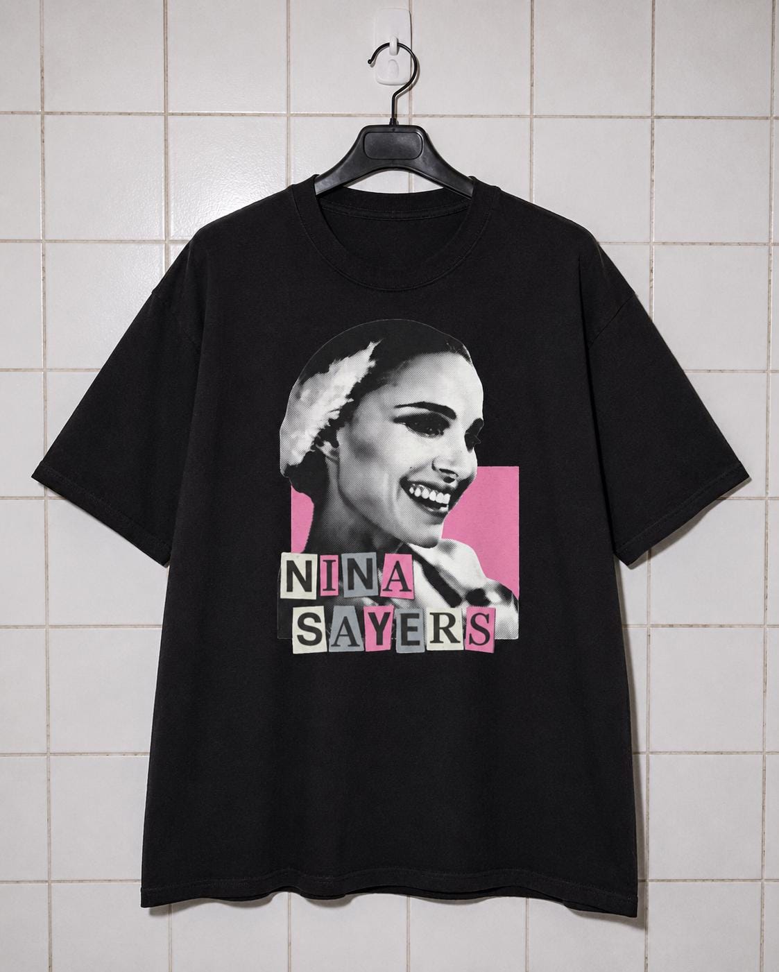 Nina Sayers Tee, Black Swan Movie Hot Pink Portman Cinephile T-Shirt