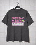 Welcome Back Y2K Internet Graphic Shirt, Weirdcore Popup Window Tee, Kawaii Cybercore Tumblr Top