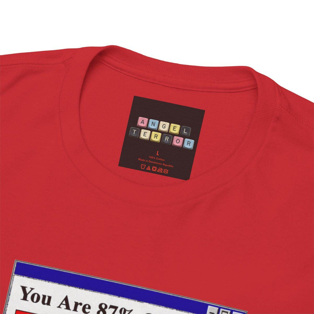 Cannibal Quiz Y2K Graphic Tee, Dark Web Cyber Grunge Internet Horror Top