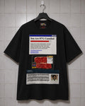 Cannibal Quiz Y2K Graphic Tee, Dark Web Cyber Grunge Internet Horror Top