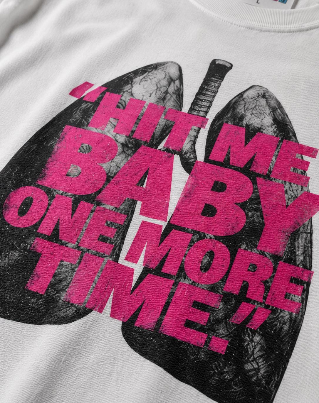 Britney Spears Hit Me Y2K Anatomical Lungs Graphic Tee, Pink Punk Tumblr Shirt