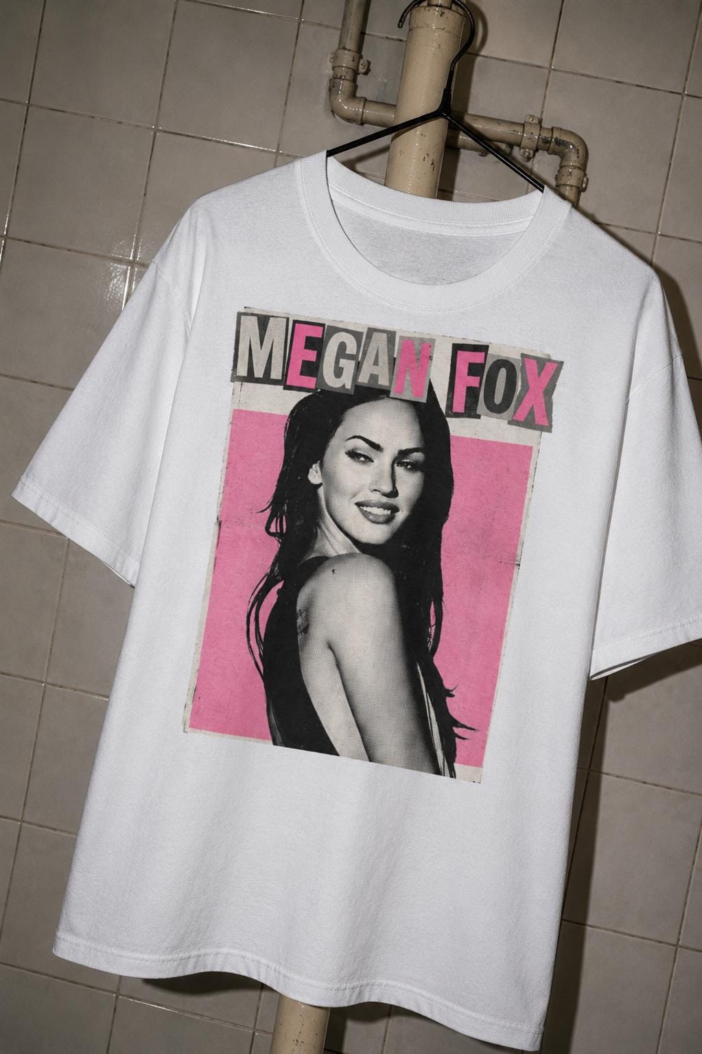 Megan Fox Y2K Bootleg Hot Pink Sex Symbol Cinephile Tee