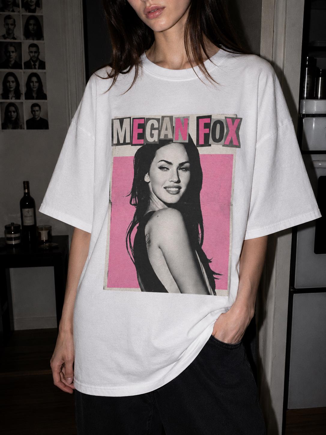 Megan Fox Y2K Bootleg Hot Pink Sex Symbol Cinephile Tee