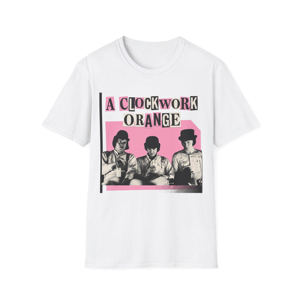 A Clockwork Orange T-Shirt, Bubblegum Pink Bootleg Tee Cinephile Kubrick Tribute