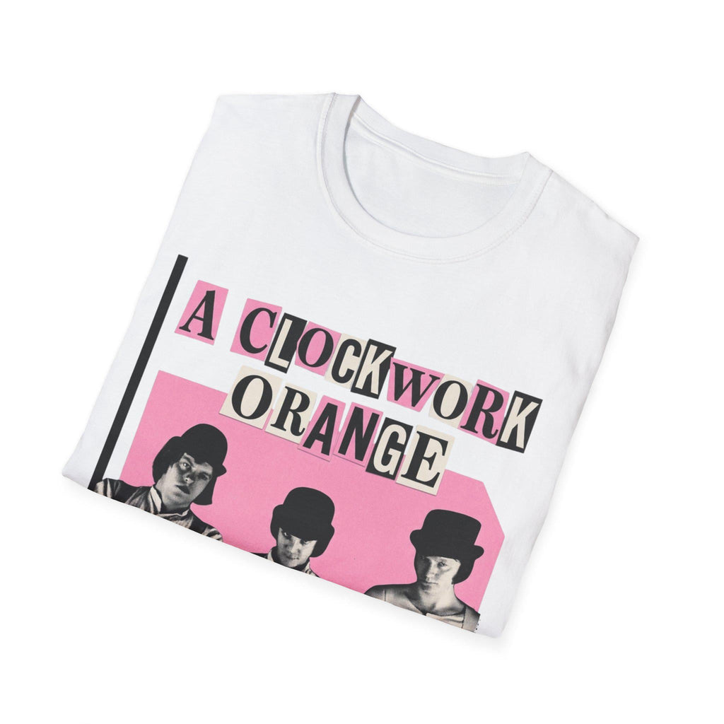 A Clockwork Orange T-Shirt, Bubblegum Pink Bootleg Tee Cinephile Kubrick Tribute