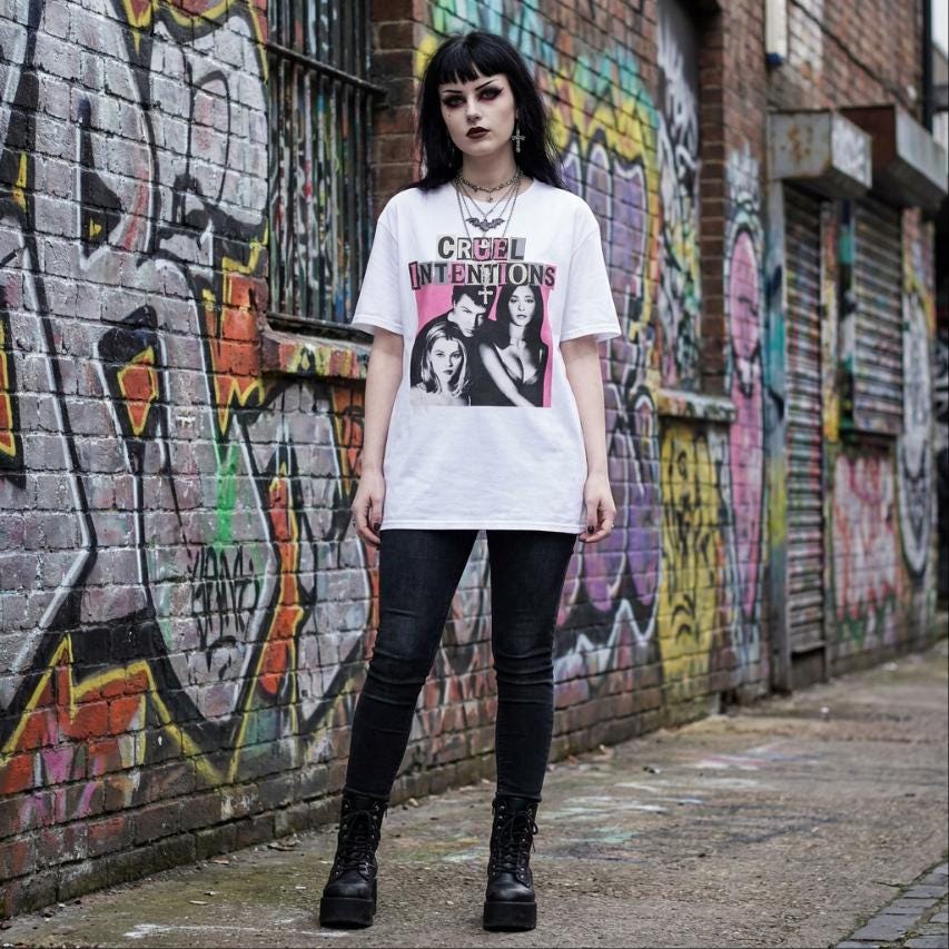 Cruel Intentions Bootleg Hot Pink Movie Y2K T-Shirt, 90s Teen Drama Cinephile Tee