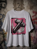 Bullet Coke Dollar Tee, Bubblegum Pink Ammo Y2K Scene Party Graphic Shirt