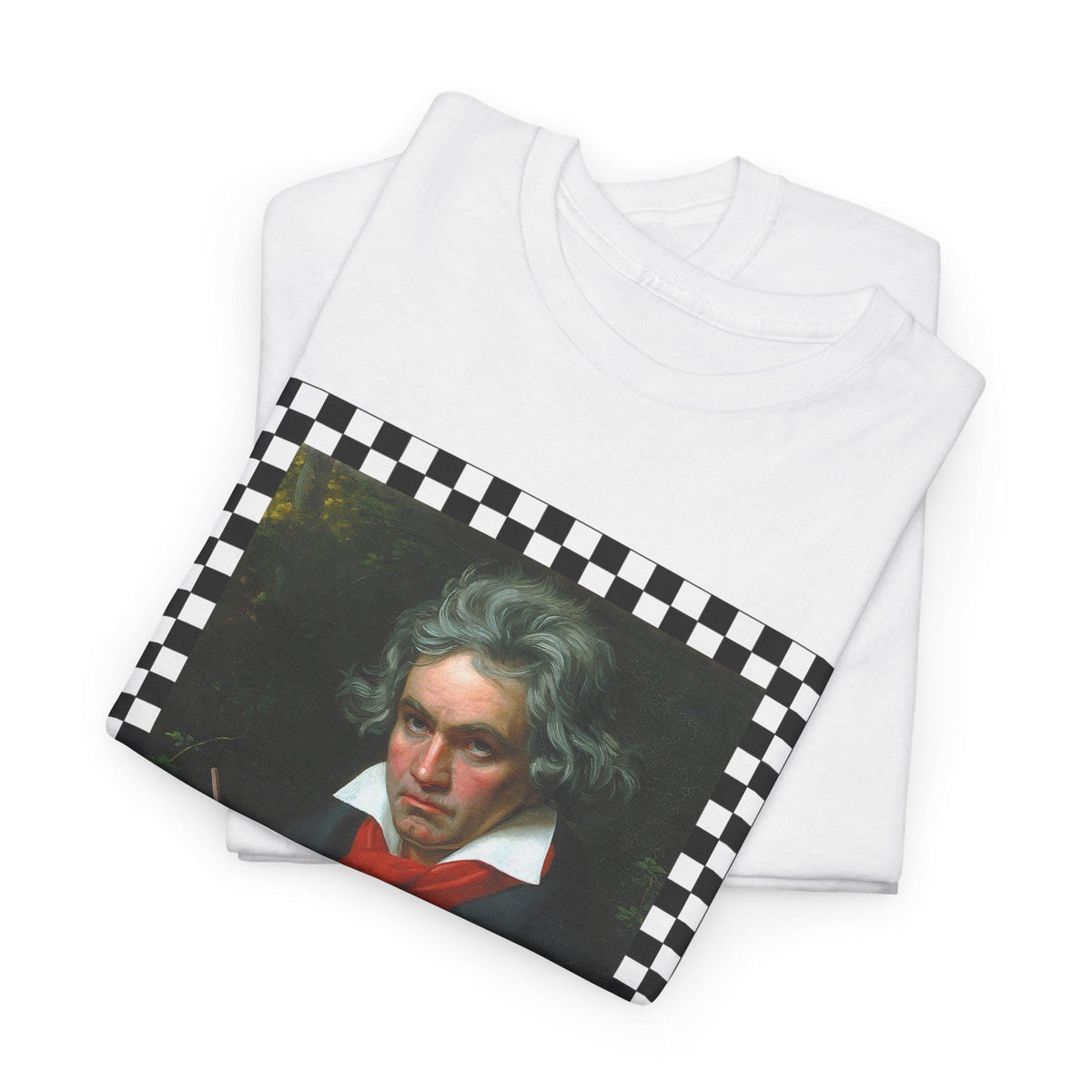 Ludwig van Beethoven T-Shirt, Classical Music Punk Graffiti Shirt, Composer Portrait Tee