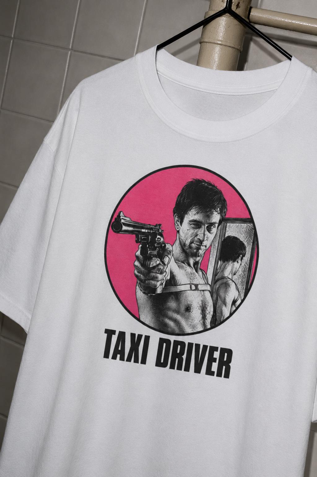 Taxi Driver Bubblegum Pink Bootleg Movie Tribute Tee De Niro cinephile T-Shirt