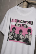 A Clockwork Orange T-Shirt, Bubblegum Pink Bootleg Tee Cinephile Kubrick Tribute