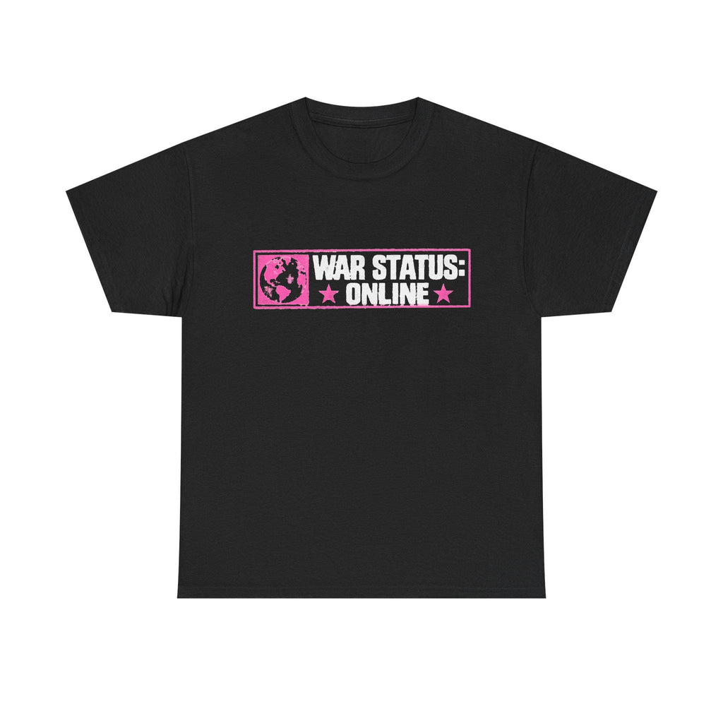 War Status: Online T-Shirt | Y2K Internetcore Minimal Retro Star Graphic