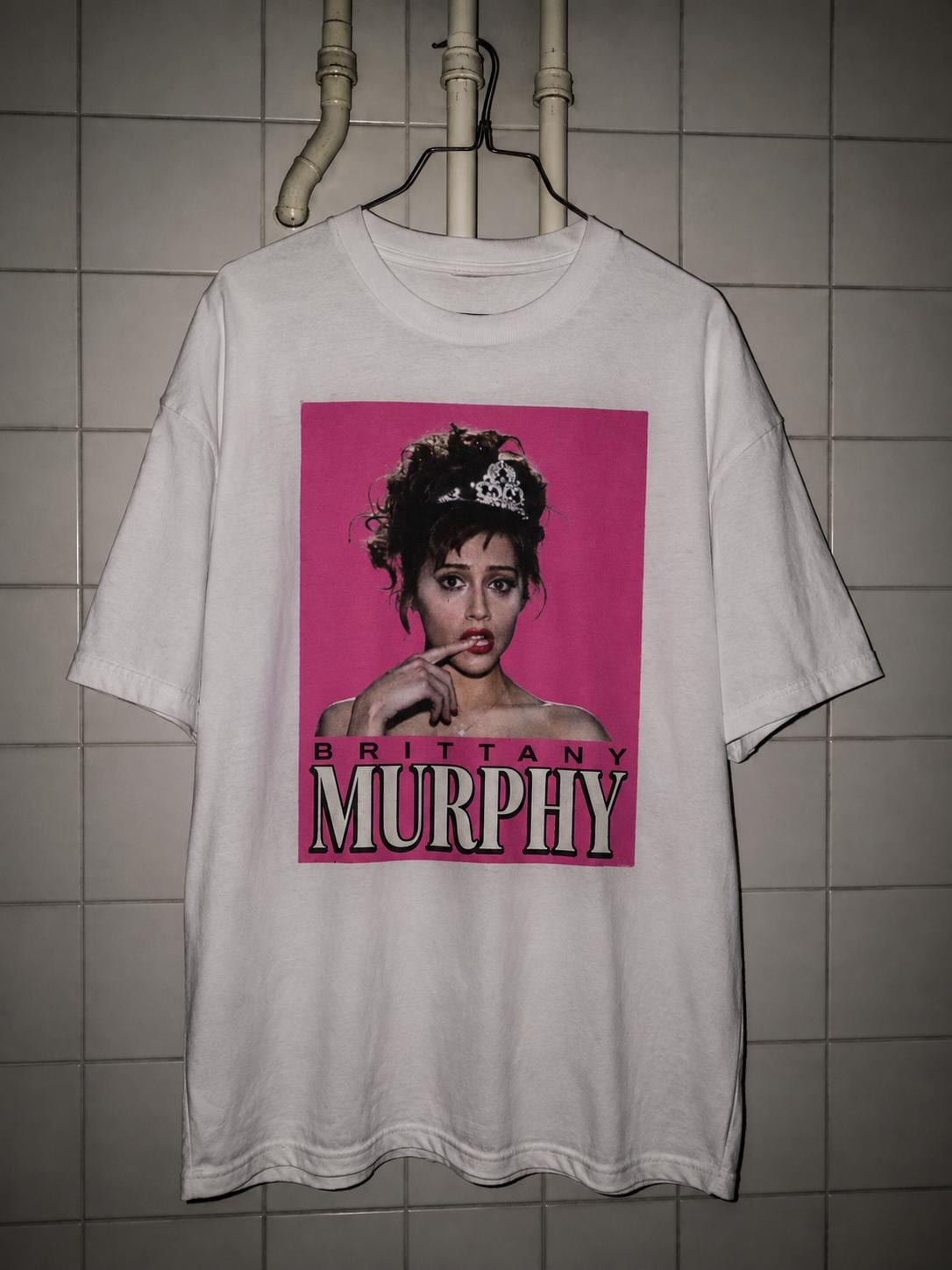 Brittany Murphy Bubblegum Pink Tee, Y2K Bootleg Shirt