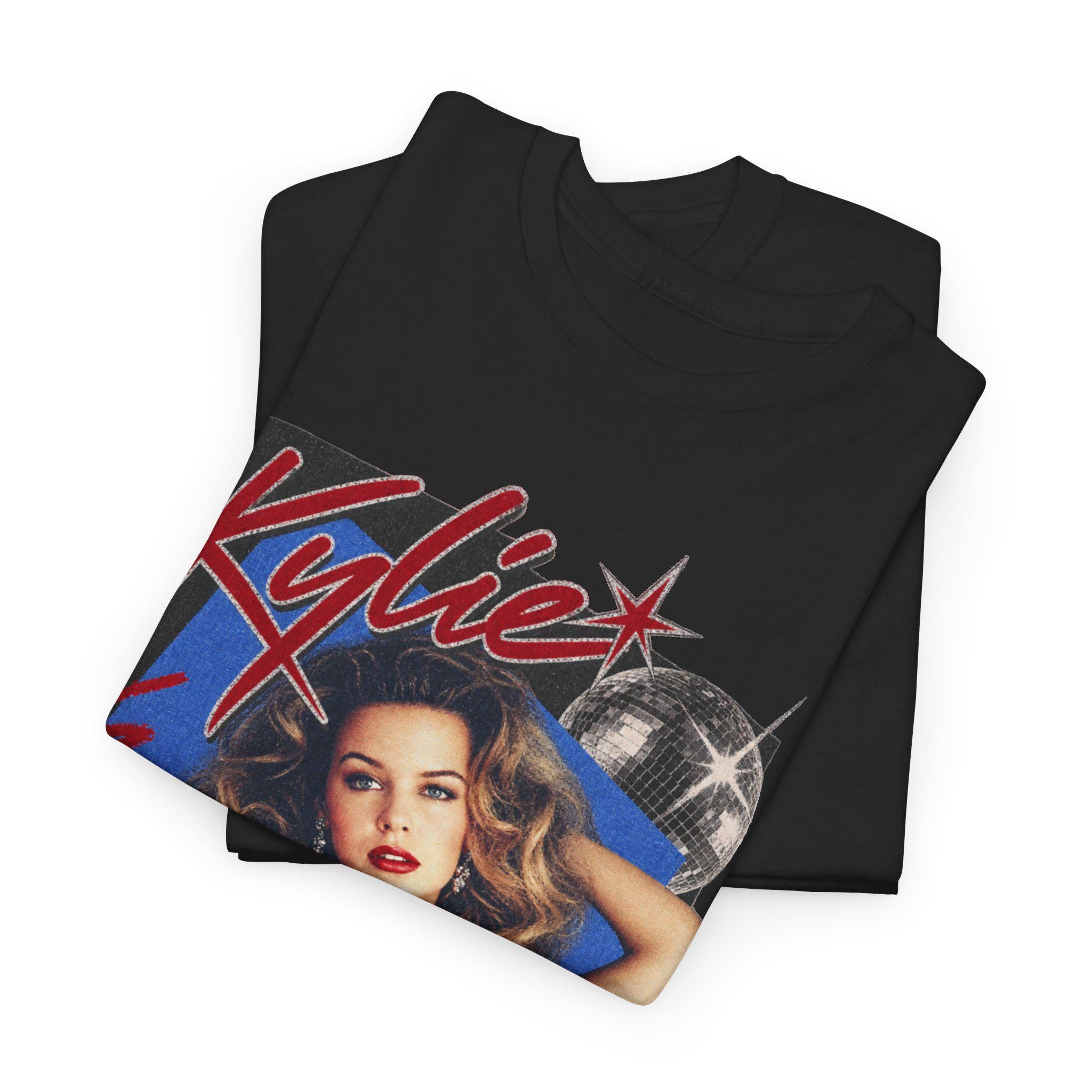 Kylie Minogue Retro Pop Princess 80s T-Shirt Y2K